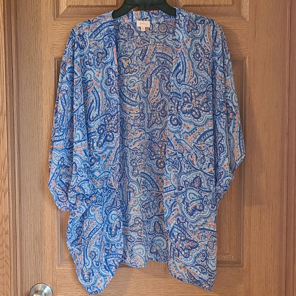 Pixley Sheer Kimono Size Small
